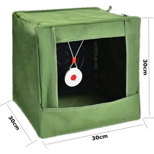 Tactical 30X30CM BB Bullet Shooting Target Box Tent Portable Foldable Slingshot Training Ammo Target Recycle Bow Gun Target Box