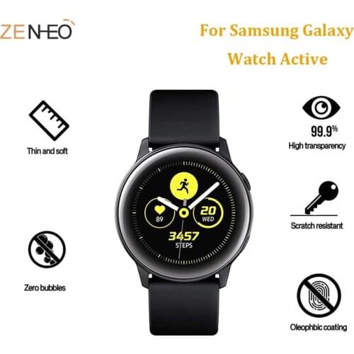 HD Screen Protection Film For Samsung Galaxy Watch Active Not Tempered Glass 3pcs/5pcs screen Protective Film smart Accessories