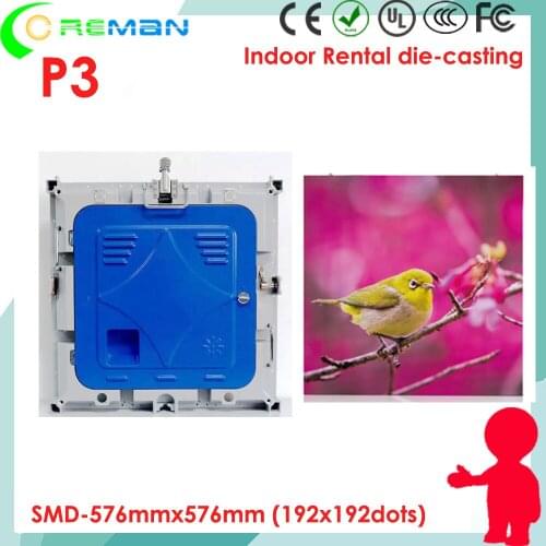 Star product Coreman p3 led display indoor advertising wall monted easy program led sign board good video wireless PC control