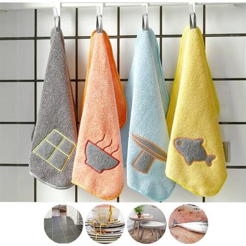 1pc Super Absorbent Towel Microfiber kitchen Dish Cloth High-efficiency tableware Household Cleaning Towel kichen Cloth tools