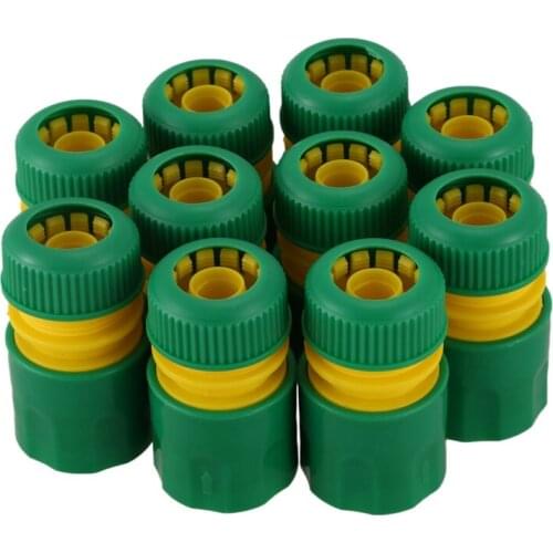 10Pcs 1/2 inch Hose Garden Tap Water Hose Pipe Connector Quick Connect Adapter Fitting Watering