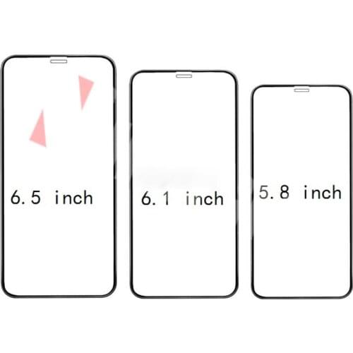 100pcs 2.5D For iphone 12 promax/12 mini/11 promax/xs max/XR/6/7/8 PLUS Full covered Tempered Glass Screen Protector