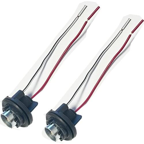 2PC LED Plug Bulb Holder 1156 BA15S P21W Socket Holder Wire Car Turn Signal Light Reverse Lamp Base Connect Wiring Harness