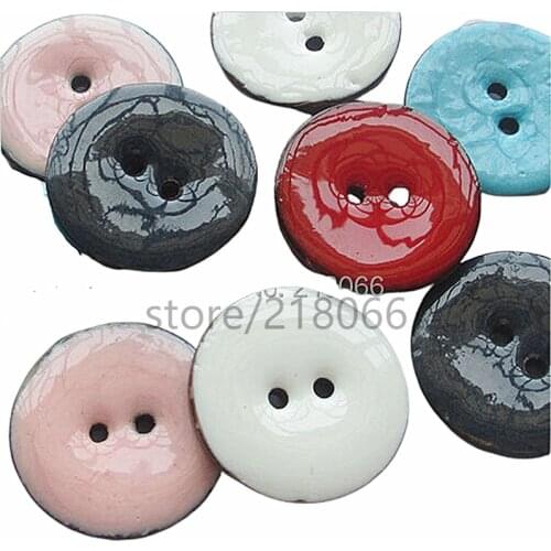 20 Pcs 25mm Coconut Shell Buttons Sewing Tools Clothing Accessories ZXT0686