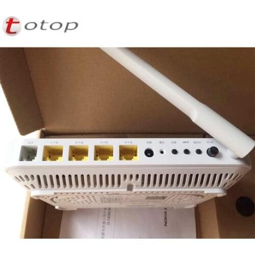 20Pcs Alcatel Lucent Gpon onu G-140W-ME 4GE+1TEL+2USB+WIFI 2.4G&5G FTTH English Firmware Fiber optic equipment Router