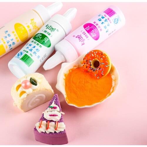 5/70g New Food Coloring Fruit Powder Cake Fondant Macaron Dessert Decal Soap Handmade Baking Color Cake Decoration Tools