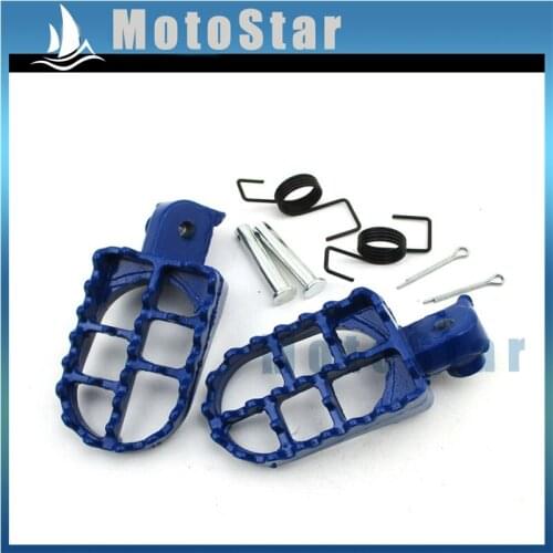 Aluminium Pegs For Honda XR50R CRF50 CRF70 CRF80 CRF100F And Yamaha PW50 PW80 TW200 TTR90 TTR90E Dirt Bike