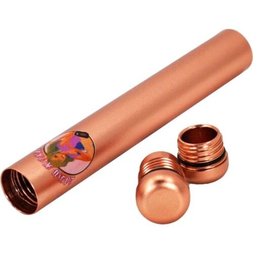 LADY HORNET Aluminum Cigarette Rolling Cone Paper Holder Metal 110MM Doob Tube Storage Container Stash Jar Smoke Accesoires