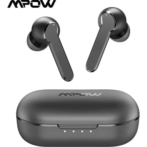 Mpow MBits True Wireless Earbuds IPX8 Waterproof Bluetooth 5.0 CVC8.0 Noise Cancelling Earphones with 35H Playtime for iPhone 12