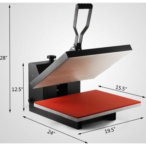 Digital Clamshell 16" X 24" (40 X 60cm) Heat Press Transfer T-Shirt Sublimation Machine
