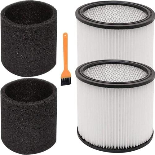 For Shop-Vac Filter 90304, 90350, 90333, 903-04-00, 9030400, Suitable for Most 5 Gallons Wet/Dry Vacuum Cleaners