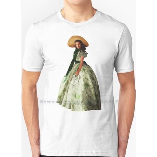 Scarlett O'hara T Shirt 100% Pure Cotton Scarlett Ohara Vivien Leigh Scarlett Ohara Hara Gone With The Wind Gone Wind Vivien