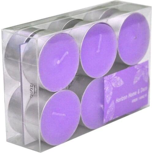 Horizon Candle Tealight Candle Lavender Scented 12'li Package candles and scents свечи и ароматы velas y aromas