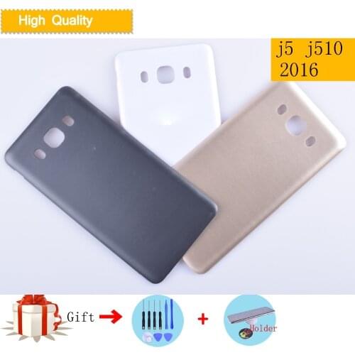Battery Cover Housing For Samsung Galaxy J5 2016 J510 J510F J510H J510G Back Cover Case Rear Door Replacement Parts with Logo