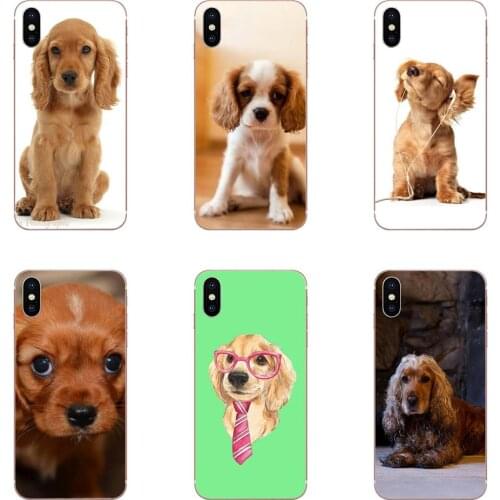 Cute Spaniel Dog Lovely Phone Accessories Case For Huawei Honor 10 10i 20 20i 8S lite Y9 Prime Y7 2019 Y5 2018 p40 lite pro