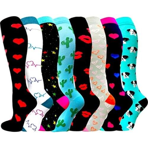 Men Women Compression Socks 20-30 Mmhg Fit For Sports Nurses,Doctors, Teachers, Runners, Athletes, Maternity Swelling