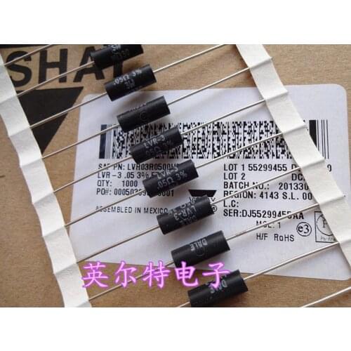 Original new 100% advanced fever resistor 3W 0.05R 3W 0.05OHM LVR-3 0.05R 3% (Inductor)