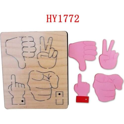 Gesture Cutting Dies Wooden Dies Suitable for Common Die Cutting Machines on the Market