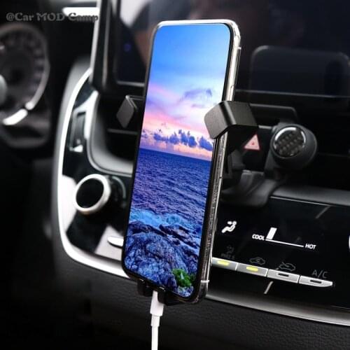 For Toyota Corolla E210 2019 2020 2021 Car Air Vent Mount Cell Phone Holder Stand Mobile Phone Stable Smartphone Cradle