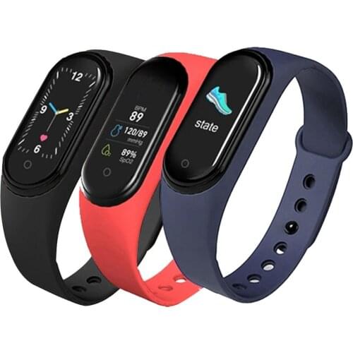 M5 Band For Huawei Honor Xiaomi Xiao Mi Band Sport Smart Wristband 3 4 5 6 Fitness Blood Oxygen Watch Wearable Watch