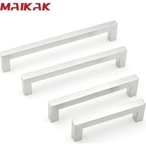 MAIKAK Cabinet Drawer Handles Knobs Brushed Nickel 2"~11.3"Bathroom Cabinet Door Handles Furniture Office Desk Drawer Pulls