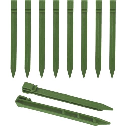 Gardening Pressure Nails Ground Anchor Pile Floor Sticks Securing Tent Hook Design Black Reusable Fixing Mulch Shading Pegs