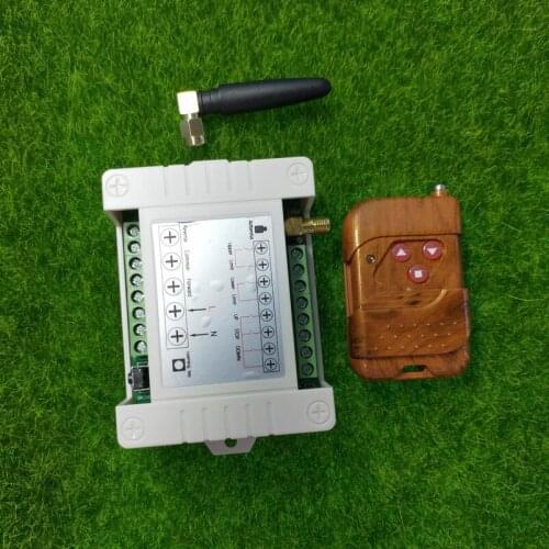 433mhz RF 220V electric door/curtain limit remote control switch Electric doors/garage rolling doors/shutters/curtain