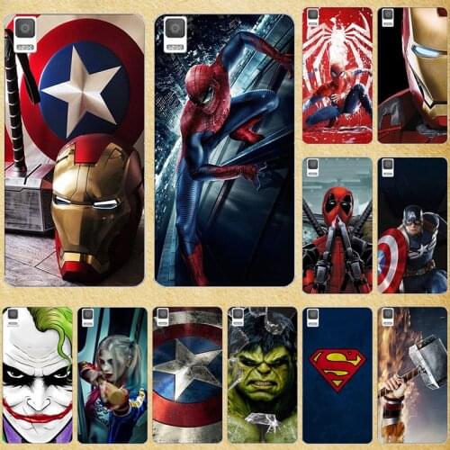 Super Hero Phone Case Cover For BQ Aquaris E6 E5 M4.5 M5 M5.5 3G 4G C Soft Silicone Back cover Shell Case Fundas