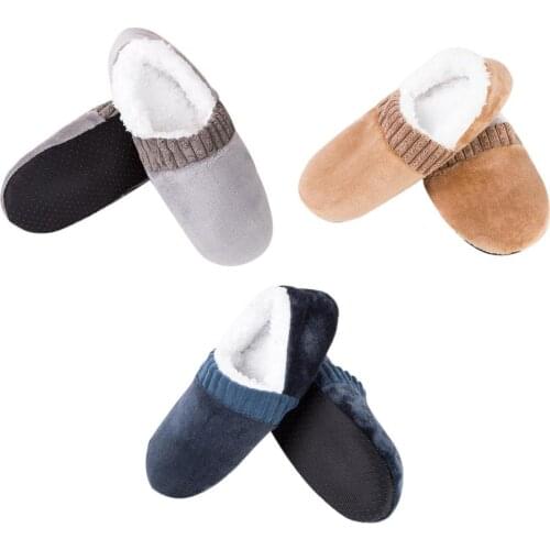 Home Warm Slippers No Electricity Required Plush Cotton Slippers Non-slip Soft Floor Walking Shoes Fit For 40-45 Yards Feet
