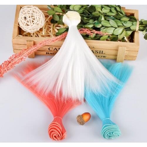 15*100cm Extension Doll Wigs Natrual Wigs Doll for Dolls Wigs Accessories Russian Handmade Clothing Doll Wigs