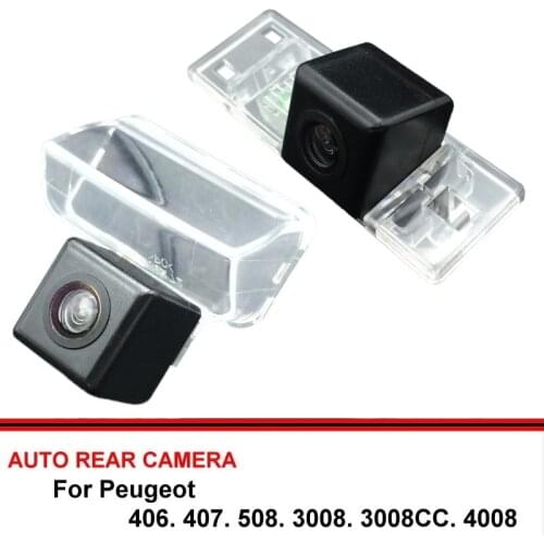 For Peugeot 406 407 508 3008 3008CC 4008 HD CCD Vehicle Camera Night Vision Rear View Camera Reversing Camera Car Back up Camera