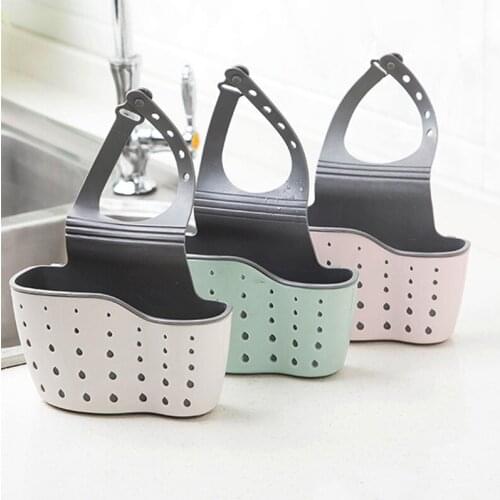 Kitchen Sink Drain Rack Cleaning Cloth Storage Holder Soap Organizer Sink Hanging Basket Bathroom Kitchen Accessories
