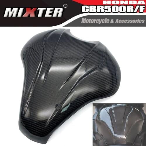 Motorcycle Parts Real Carbon Fiber Tank Cover Guard Case Fuel Pad Protector For HONDA CBR500R CBR500F 2019 2020 2021 CBR500 R/F