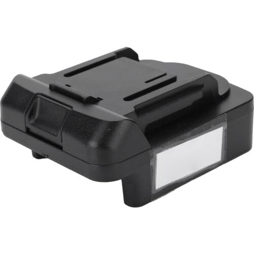 ABS Battery Adapter Convertor For Devon 20V Battery Convert To For Makita Batteries Adapter (Black)