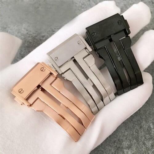 Deployment Clasp For HUBLOT Series Watch Metal Fold Buckle Watch Accessories18 20 22mm Stainless Steel Watchband Insurance Clasp