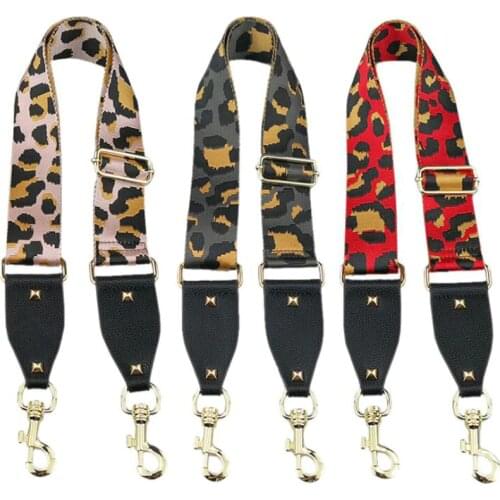 Leopard Adjust bag straps for Handbag Belt crossbody shoulder Strap Replacement bag accessories diy correas para bolsos STP214