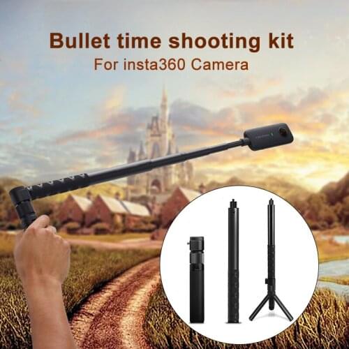 Handheld Selfie Stick&Handle Grip Monopod 1/4 Screw for Insta360 Paranomic Camera for Insta360 ONE X VR Sports Camera