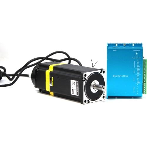 Nema34 closed-loop stepper servo motor + Digital display drive set 8N.m with encoder 1000 line with brake