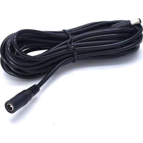 DC Extension Cable 2.1mm x 5.5mm Female to Male Plug 12V Astronomical Telescope Accessories 1.5m long