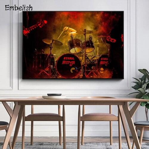 Embelish 1 Pieces Musical Instrument For Bar Modern Home Decor HD Print Canvas Paintings Large Bedroom Wall Pictures Artworks