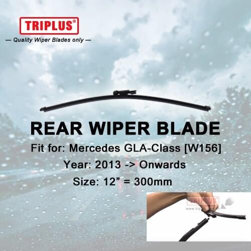 Rear Wiper Blade for Mercedes Benz GLA Class W156 (2013-Onwards) 1pc 12" 300mm,Car Rear Windscreen Wipers,Back Windshield Blades
