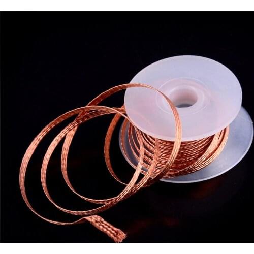 1PC 1.5M Welding Wires Desoldering Braid Solder Remover Wick Wire Repair Tool 2.0mm 2.5mm 3.5mm Length Welding Accessories