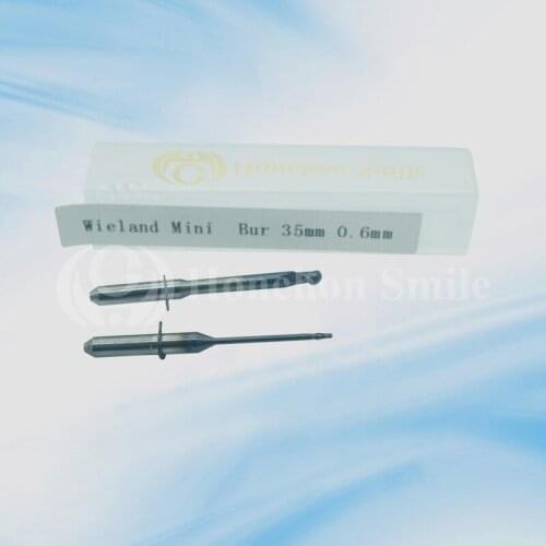 30 pcs Wieland mini Dental zirconia burs/ Shaft 3mm 35mm Length size 2.5/1.0/0.6mm