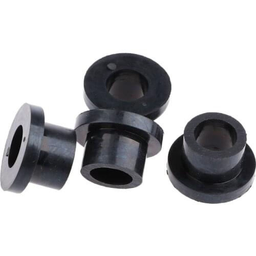 4 Pack Rubber Handlebar Riser Bushings Replacement for Harley Sportster Chopperm Black