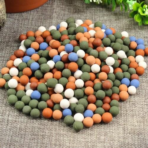 500g Ceramic Ball Colored Ceramsite Durable Decorative Paving Ceramsite Water-proof Hydroponic Flower Pot Decoration For Home