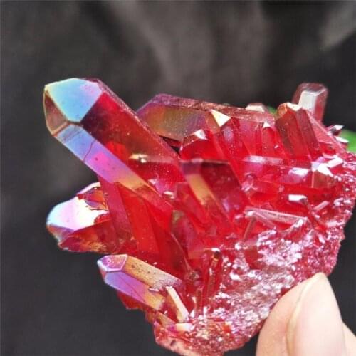 70g Aura quartz crystal titanium bismuth silicon cluster