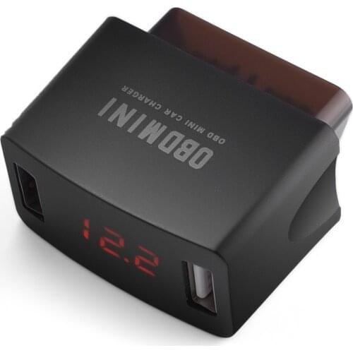 Car OBD charger to USB port mobile phone 3.5A fast charge one for two OBDII CAR Charger