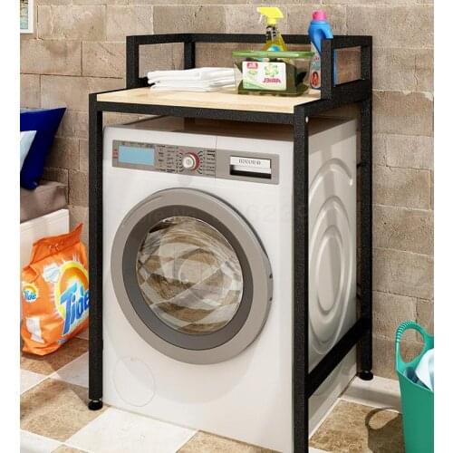 Balcony Washing Machine Shelf Landing Receives Storage Cabinet Drum Wave Wheel Overturning Toilet Above Toilet Shelf