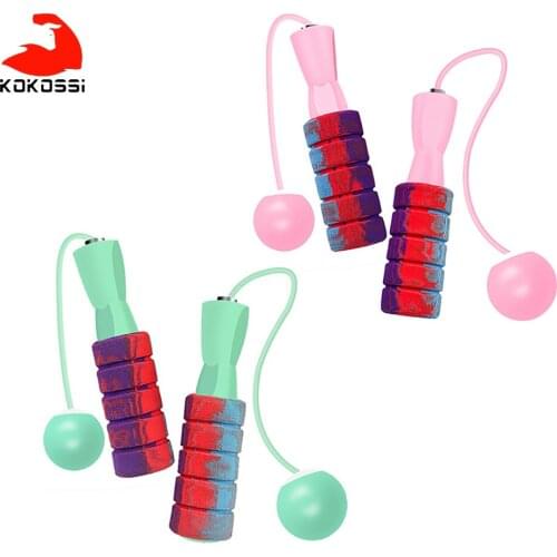 KoKossi Cordless Fitness Equipment Skipping Rope Training Sports Home Mute Dual-purpose Wireless Bearing Jumping Rope Workout