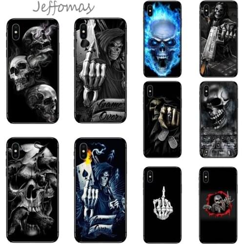 Skeleton Middle Finger Phone Case for iPhone 11 12 pro XS MAX 8 7 6 6S Plus X 5S SE 2020 XR